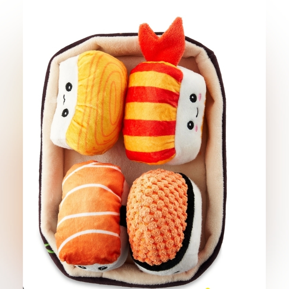 Vibrant Life 5 Piece Sushi Set Fun Set For Dogs NEW